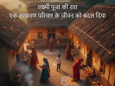 लक्ष्मी पूजा की रात - एक साधारण परिवार के जीवन को बदल दिया