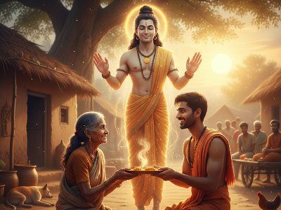 सच्ची भक्ति और सेवा का मार्ग: साधक रामू की कहानी